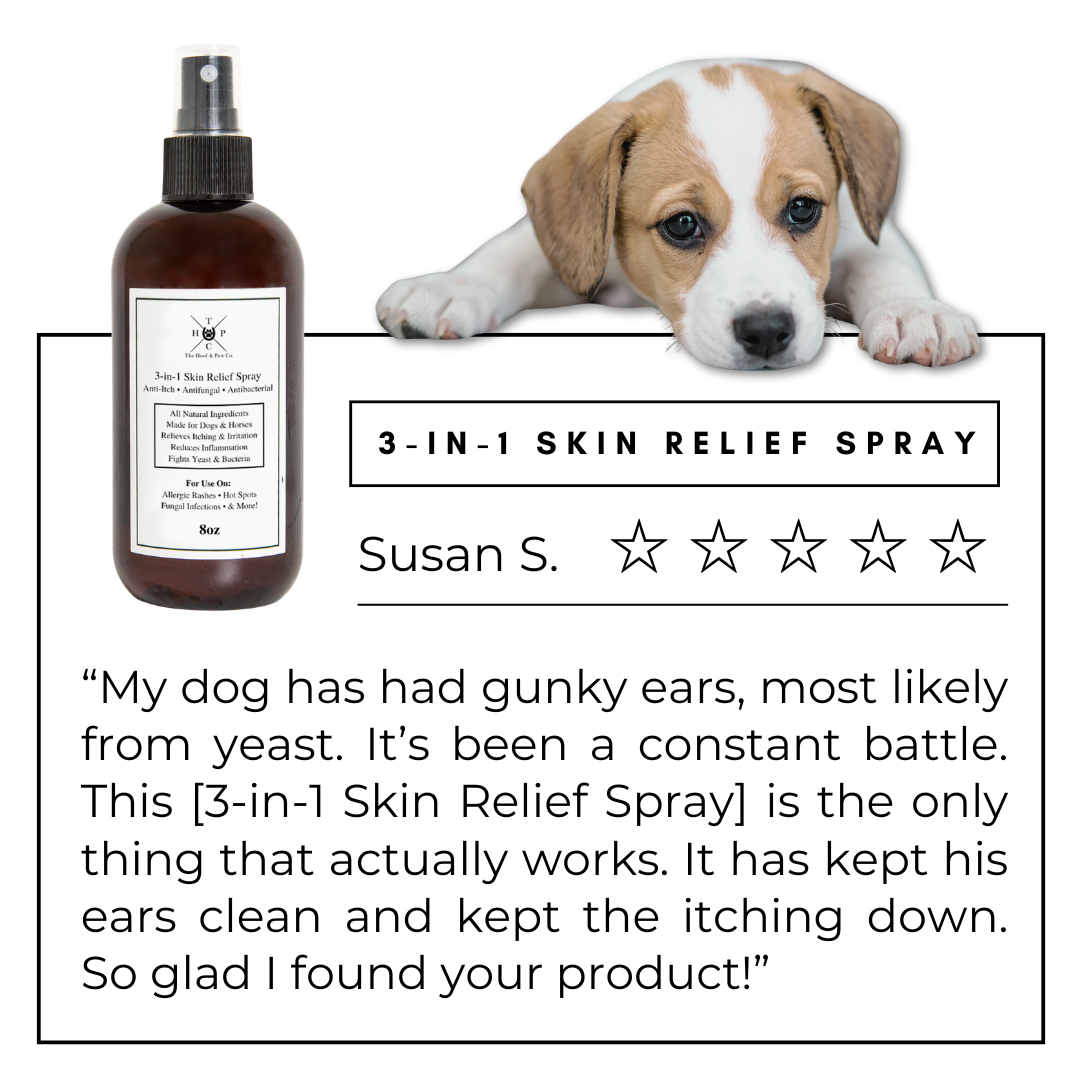 The Hoof & Paw Co. 3-in-1 Skin Relief Spray for Dogs & Horses