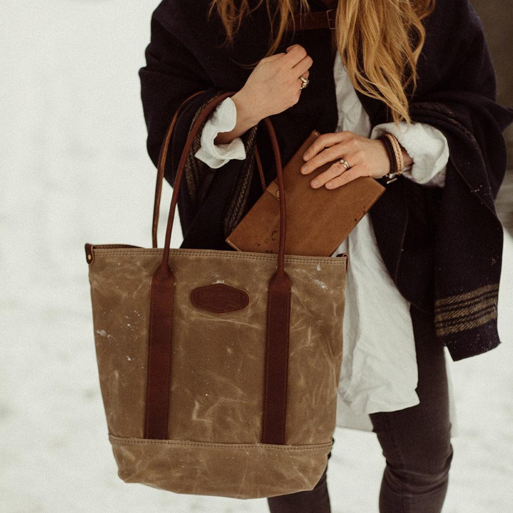 The Local Branch - Voyager Waxed Canvas Tote - USA Made