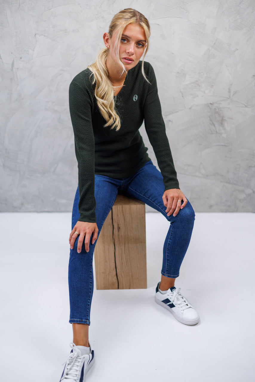 Harcour USA - Toulon Womens V-Neck Pullover