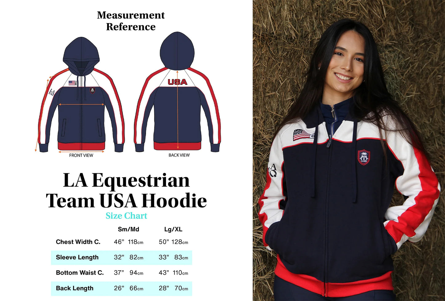 LA Equestrian Team USA Hoodie Sweatshirt