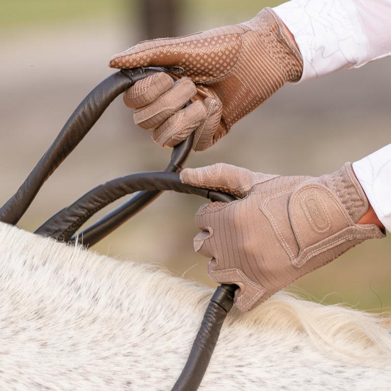 Correct Connect - The Heather Comfort Connect Rein - Supportive Padded reins For Weak Hands and Better Connection