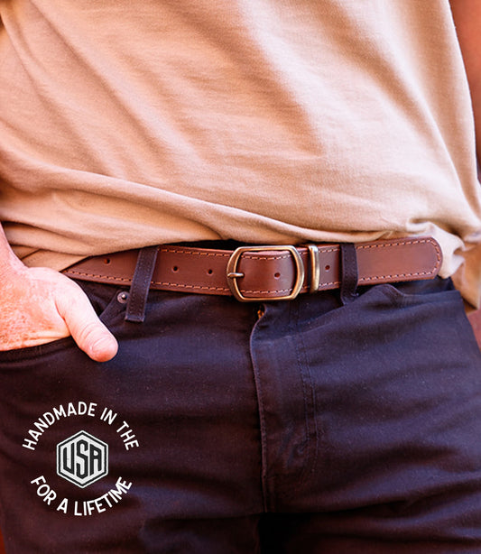 The Local Branch - Tracer Stitched Belt - USA Made