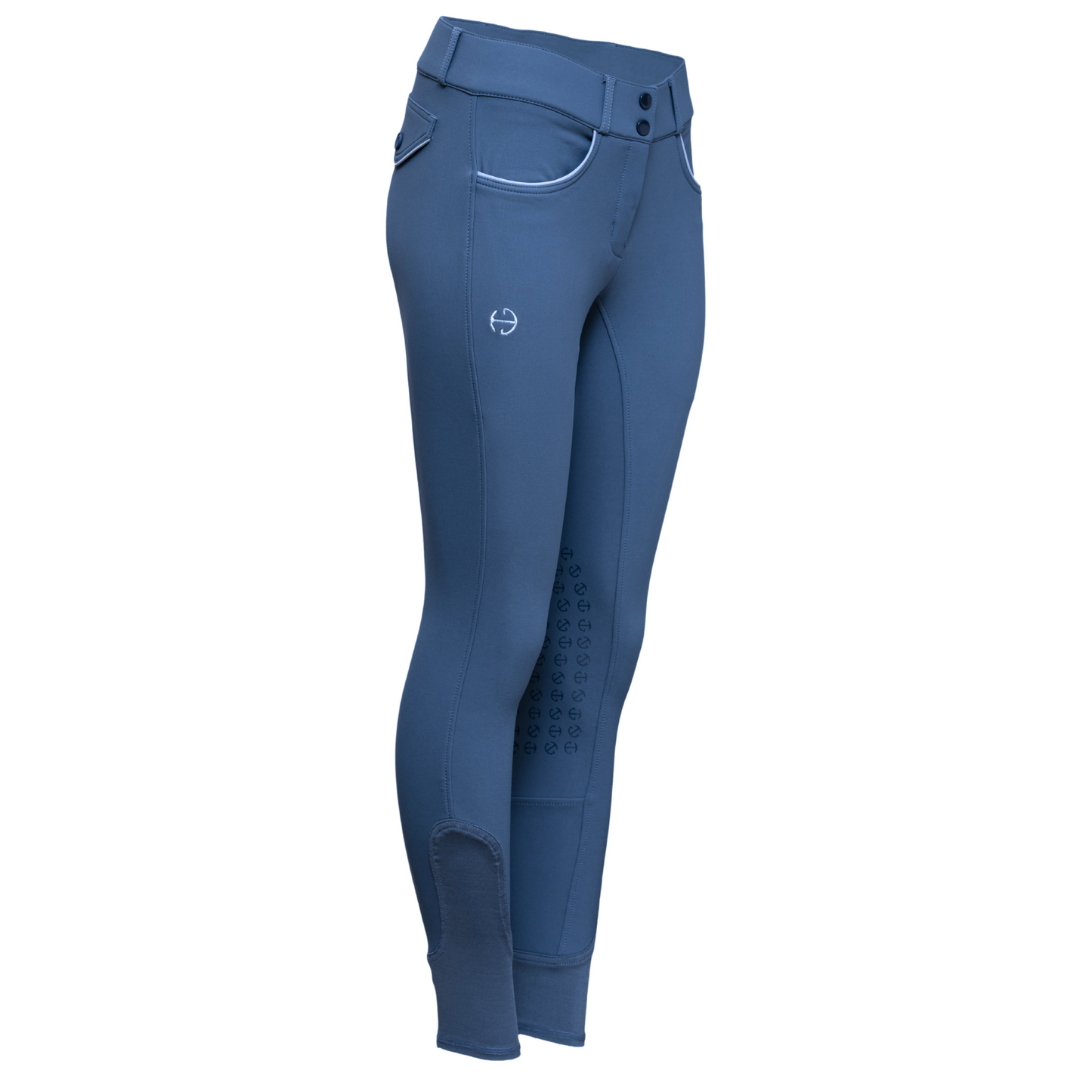 Halter Ego - Evolution Knee Patch Breeches - Carolina Blue