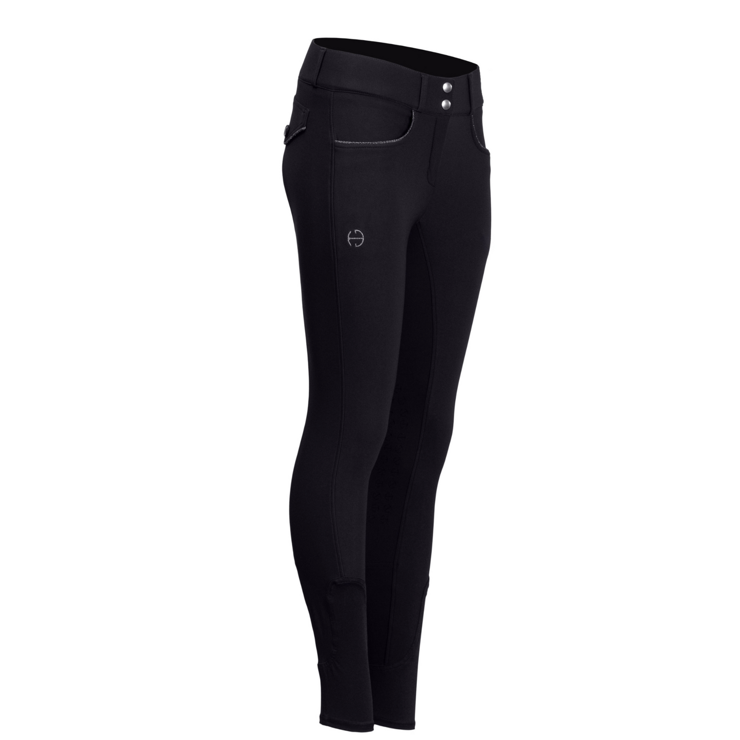 Halter Ego - Evolution Knee Patch Breeches - Black + Anthracite