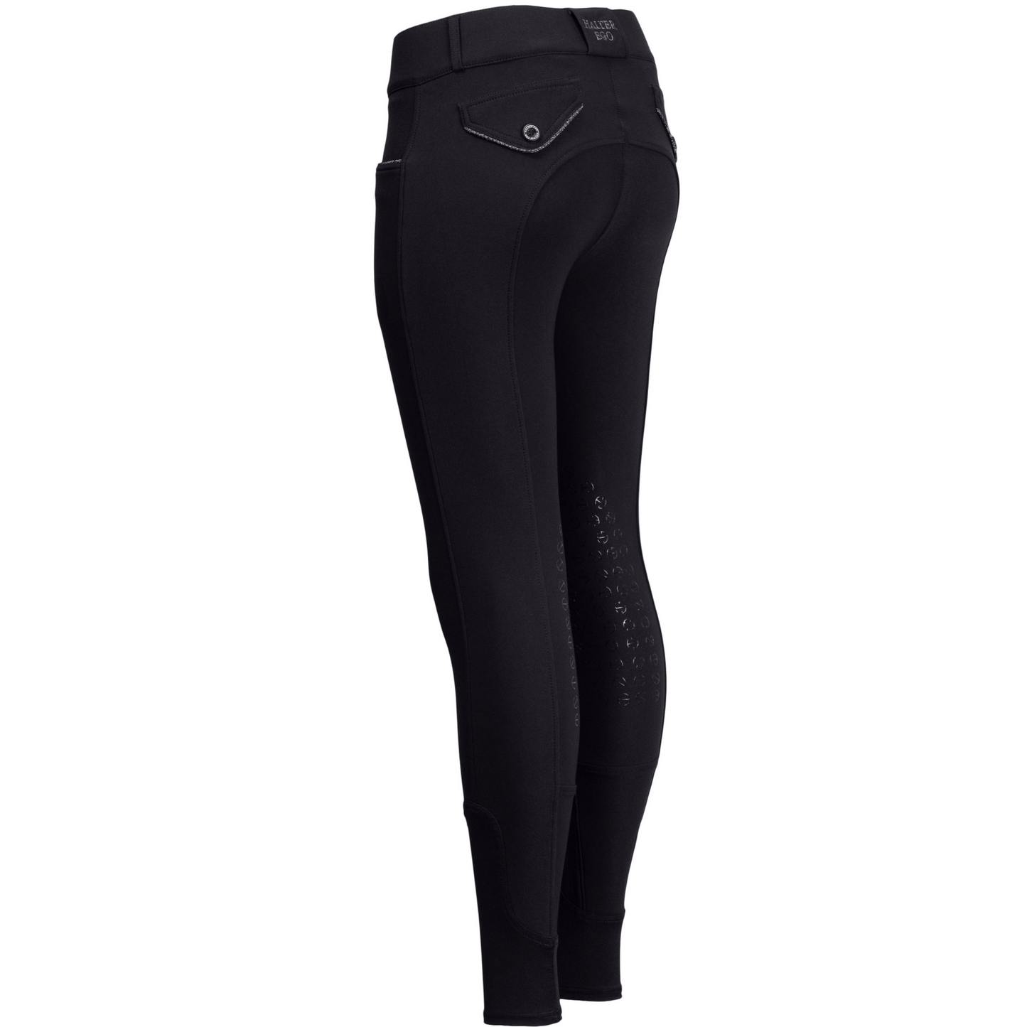Halter Ego - Evolution Knee Patch Breeches - Black + Anthracite