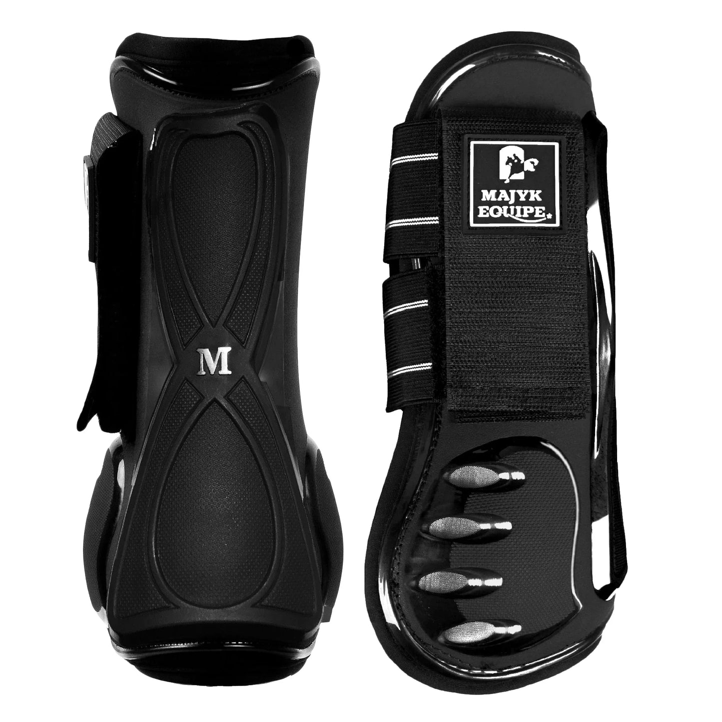 Majyk Equipe - Vented Infinity Open Front Jump Boot - Black
