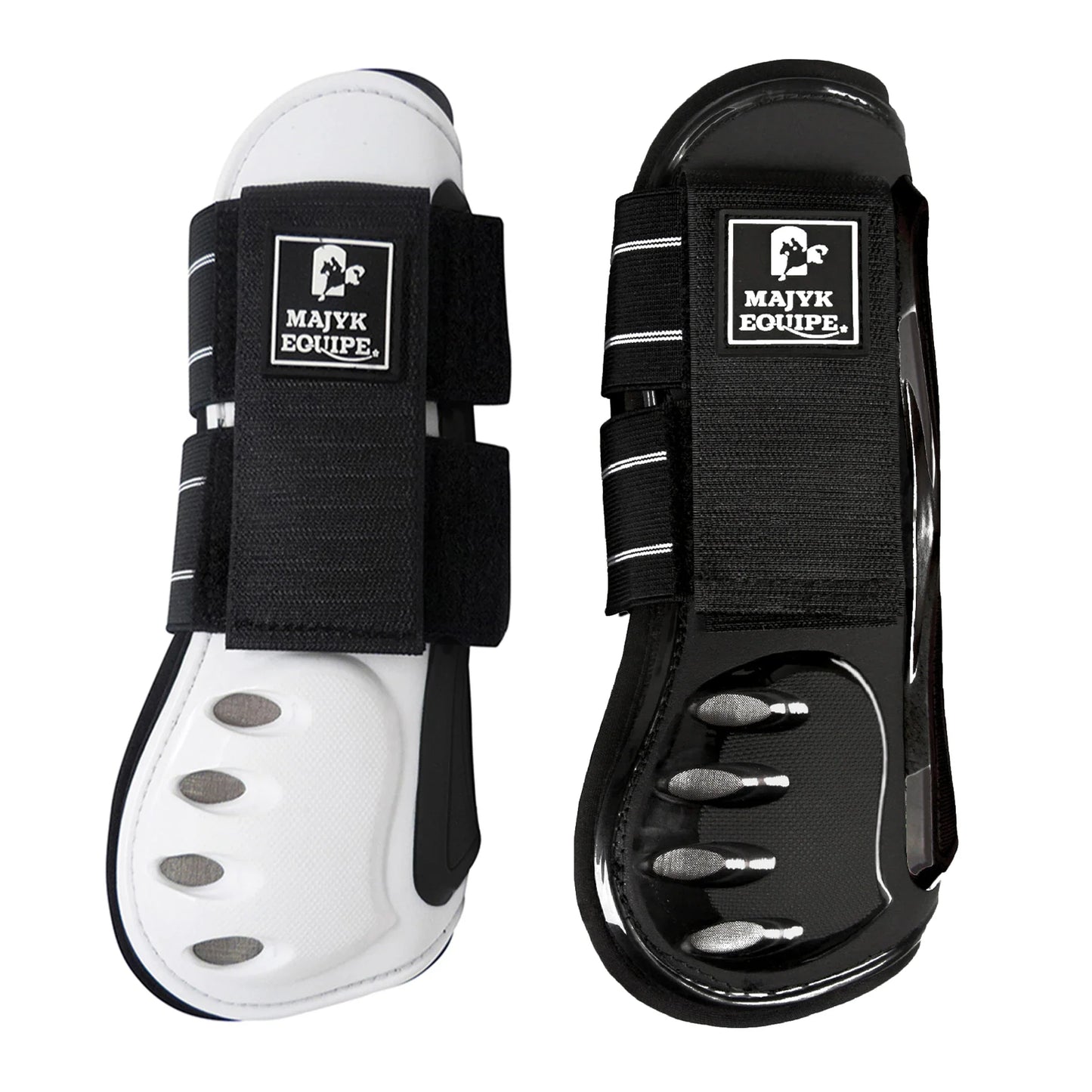 Majyk Equipe - Vented Infinity Open Front Jump Boot - Black