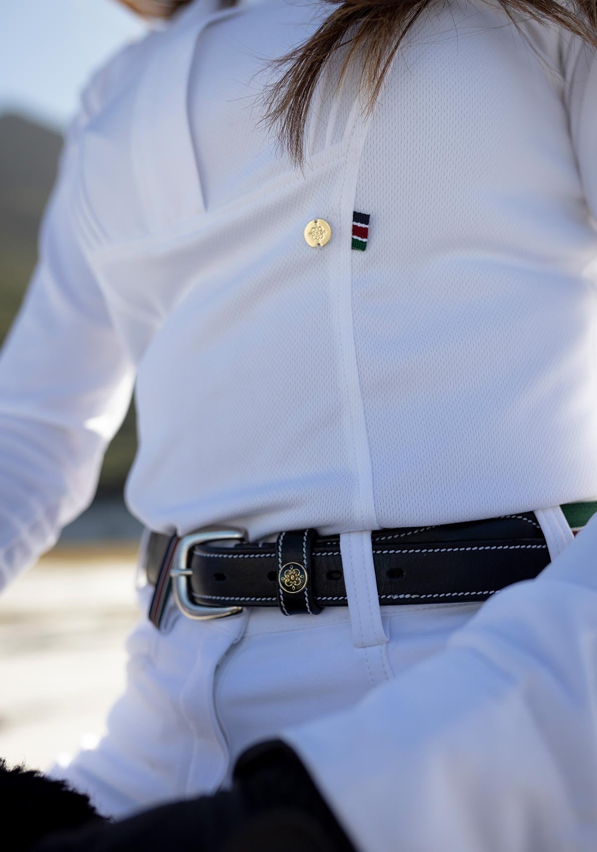 Espoir - Short Pleated Long Sleeve Show Shirt