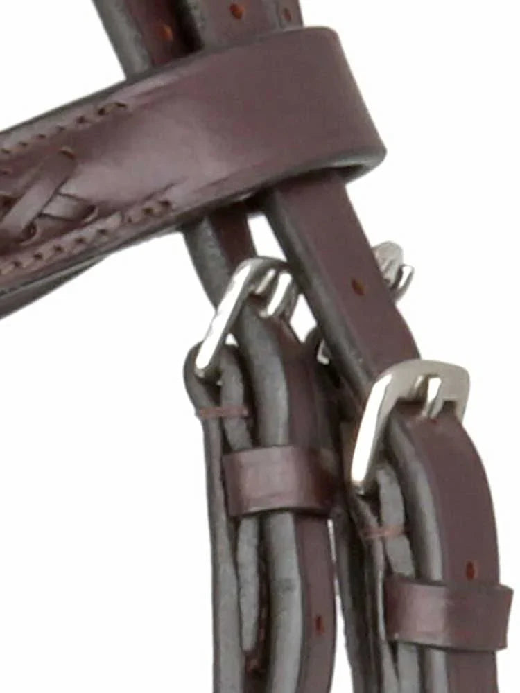 Grewal Equestrian - Wicker Braided Monocrown Bridle