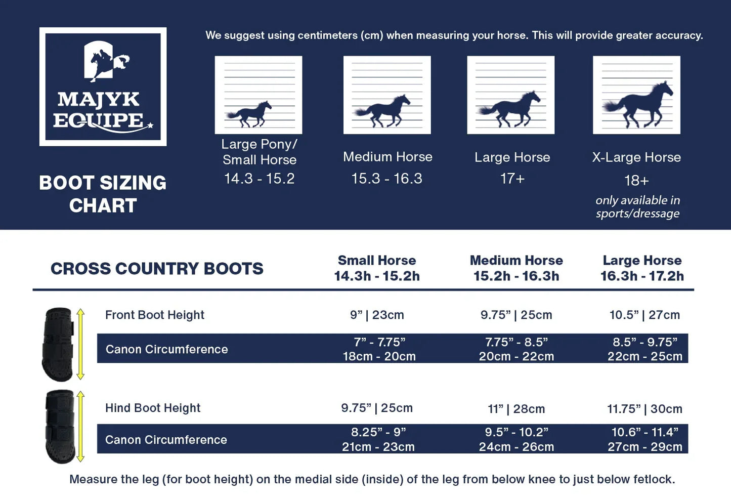Majyk Equipe - CoolGlide XC HIND BOOT with DRS Technology - EXTERIOR FLEXI GUARD