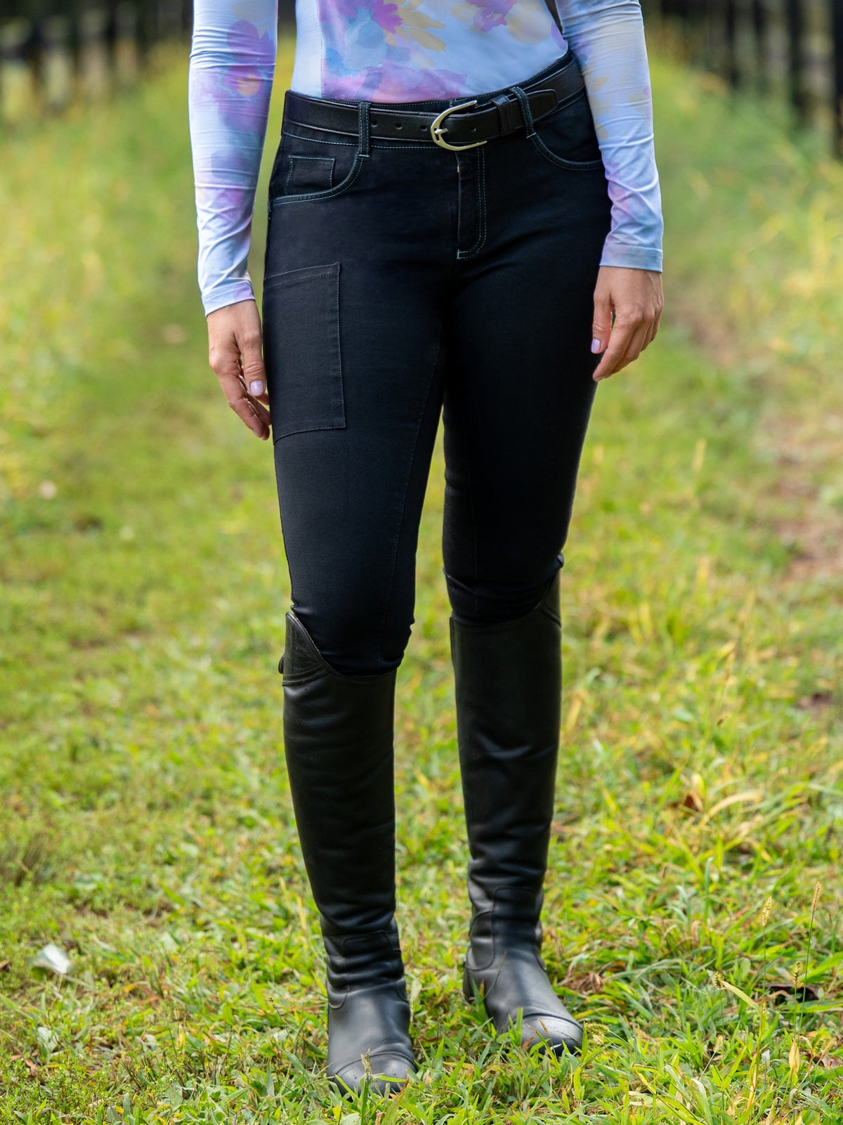 FITS Riding - Denim Full Seat Tread Breech