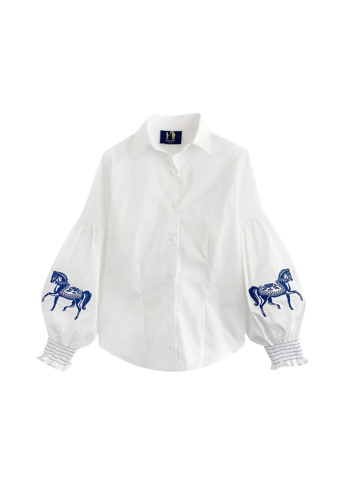 Rönner | Annie Shirt Embroidered | White