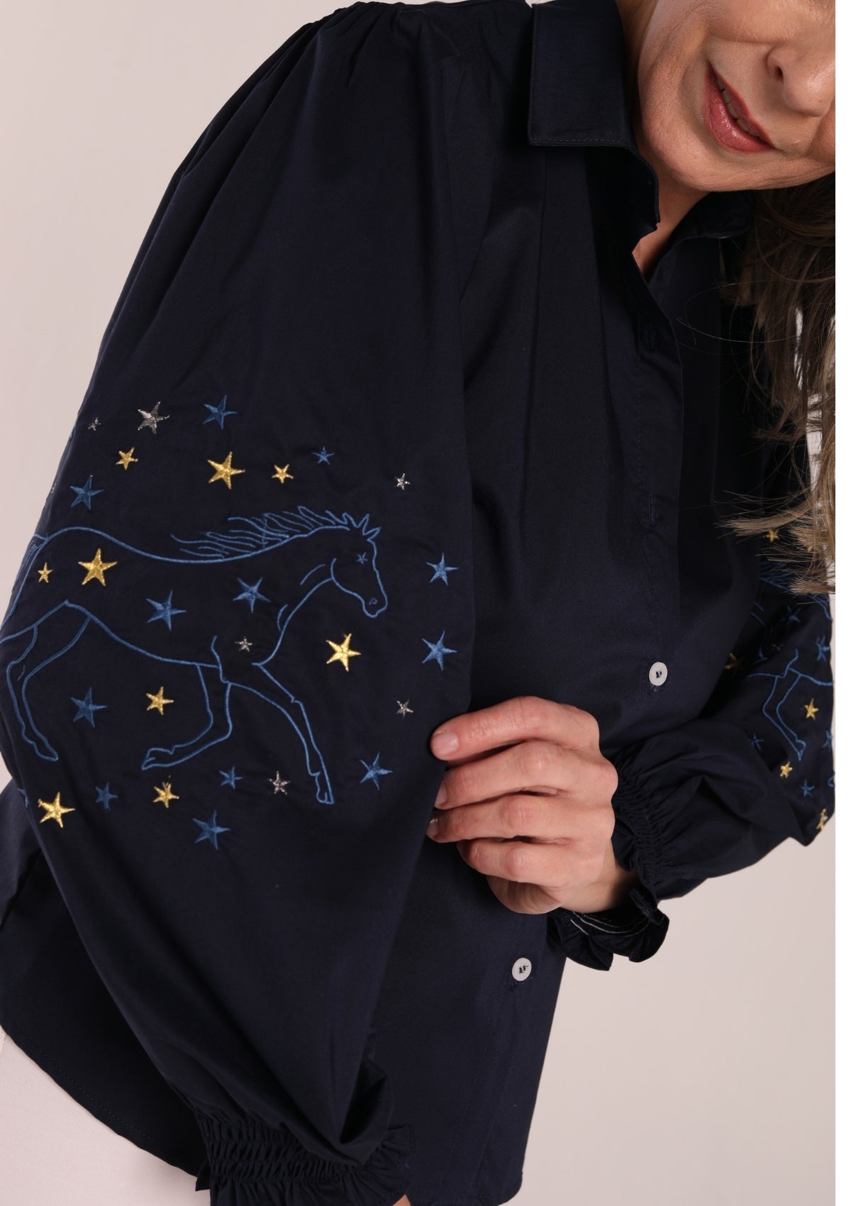 Rönner | Annie Shirt | Stars Limited Edition | Navy