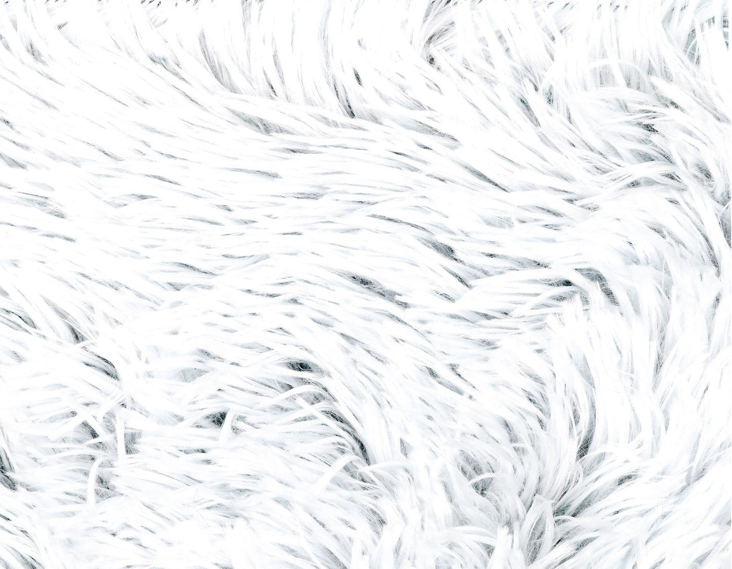 Jax & Bones - Arctic Shag Rectangular Faux Fur Dog Pillow Bed