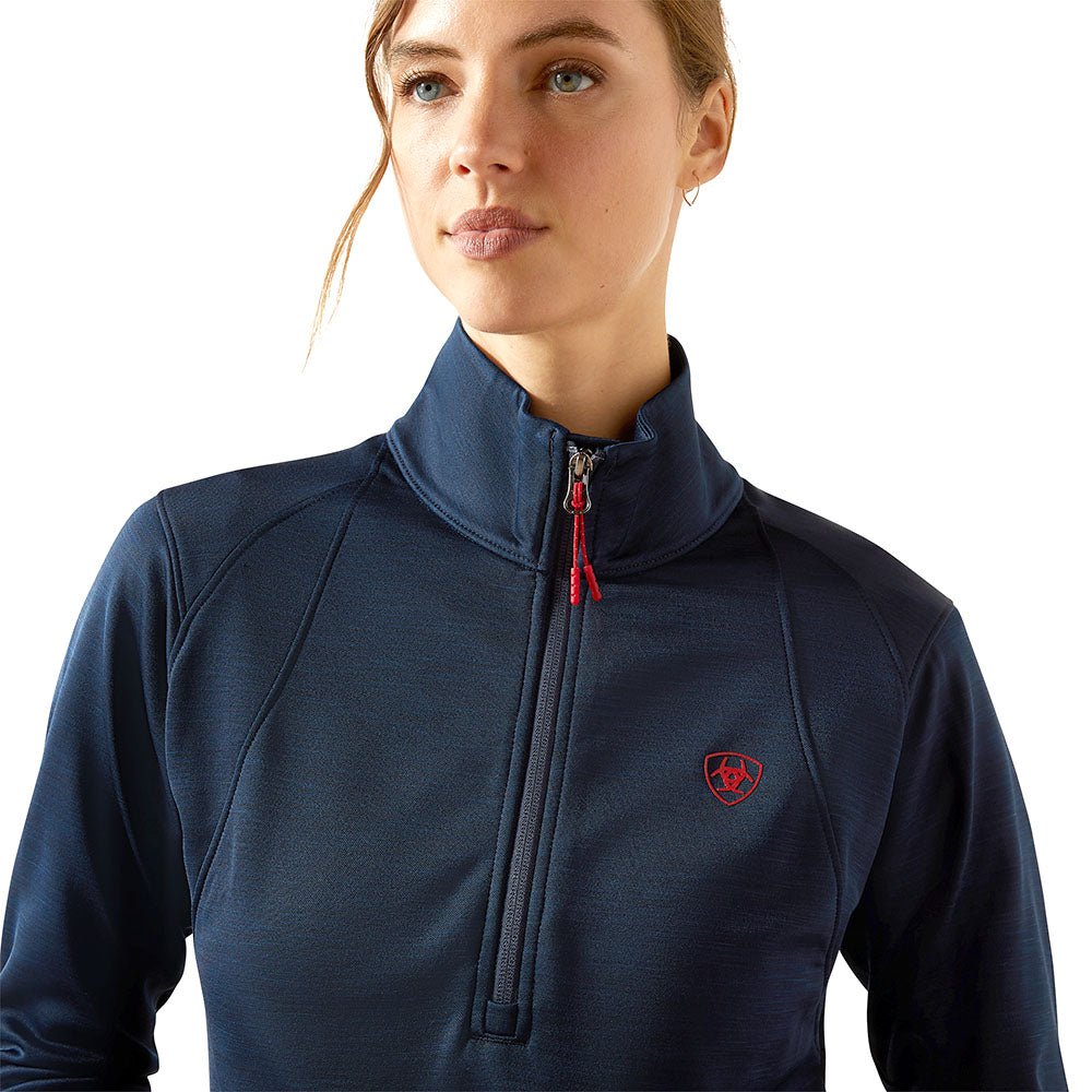 Ariat Women's Team EQ 1/4 Zip Pullover – Lightweight Fleece Riding Pullover