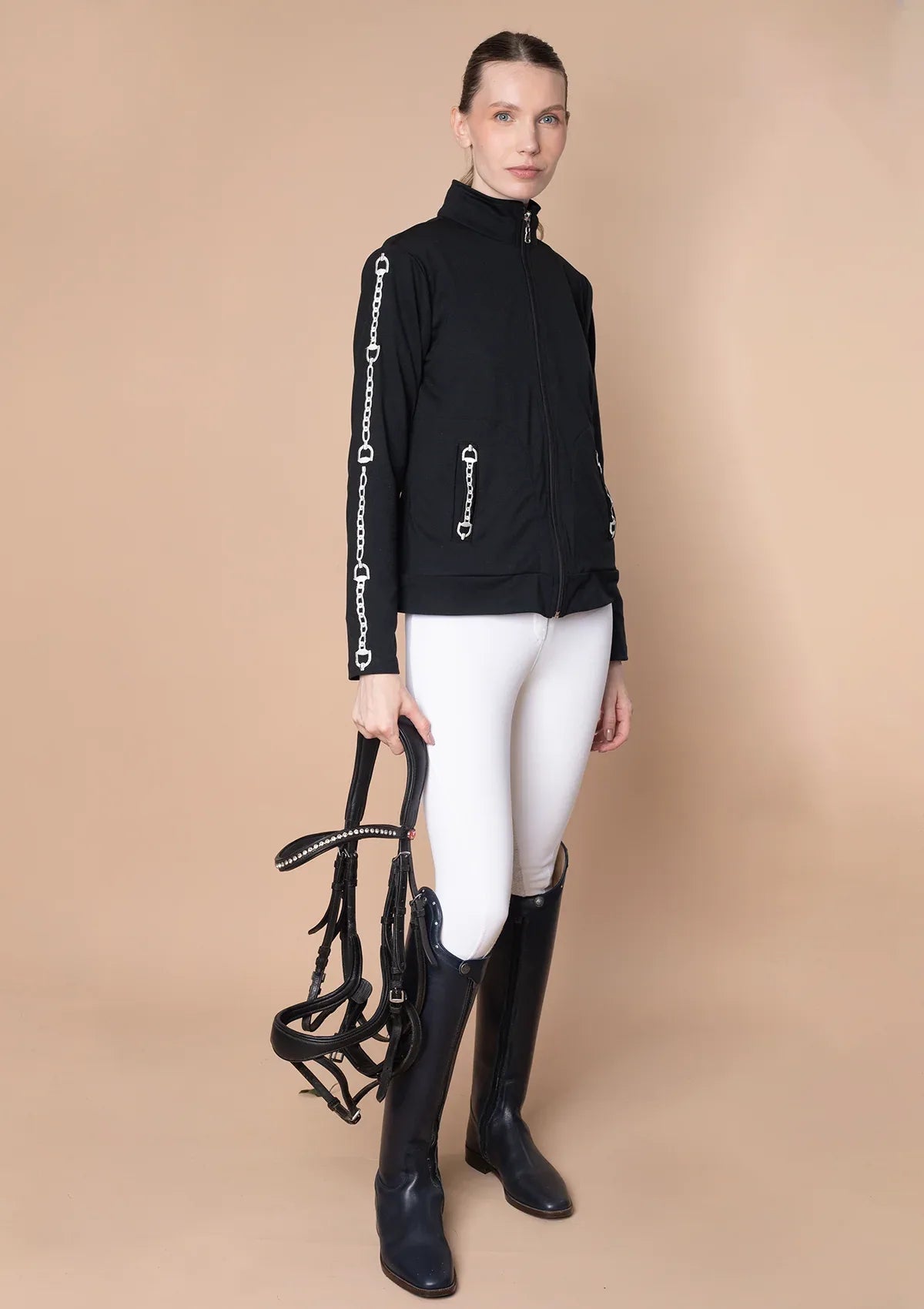 Rönner | Ava Embroidered Zip Jacket