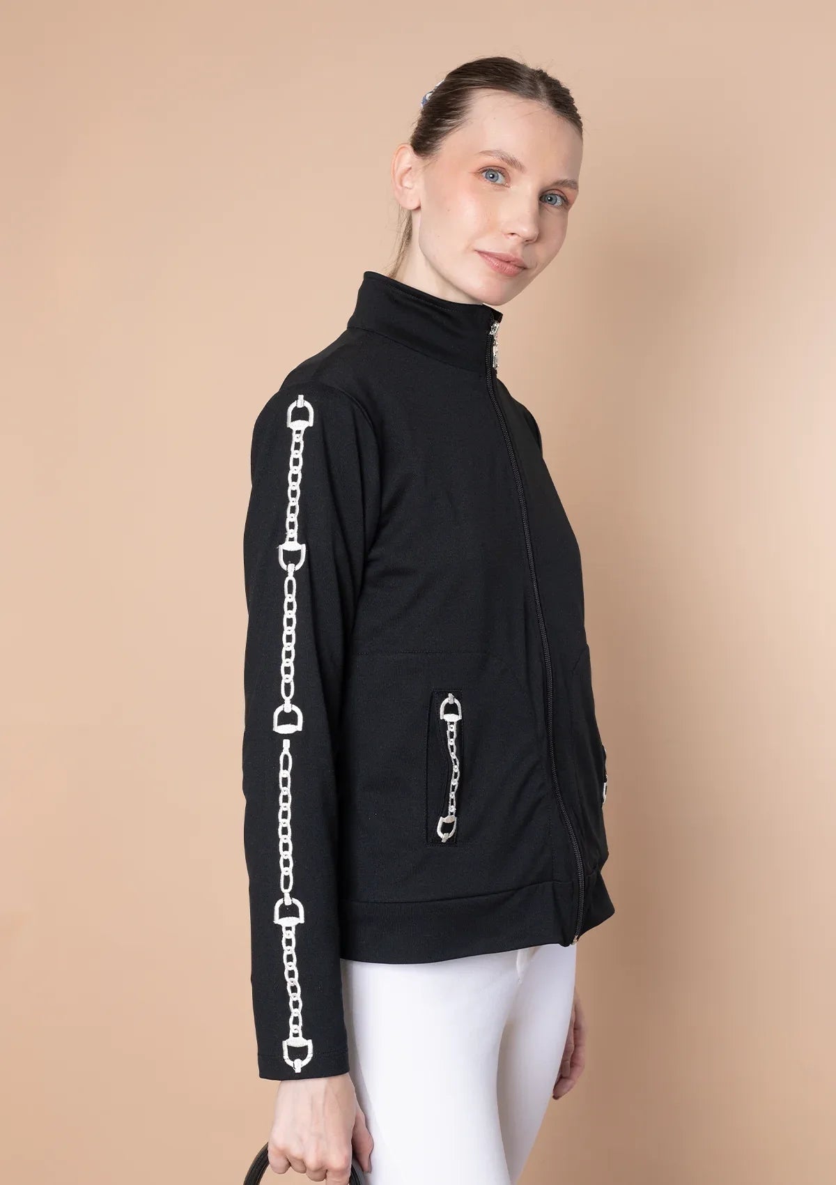 Rönner | Ava Embroidered Zip Jacket