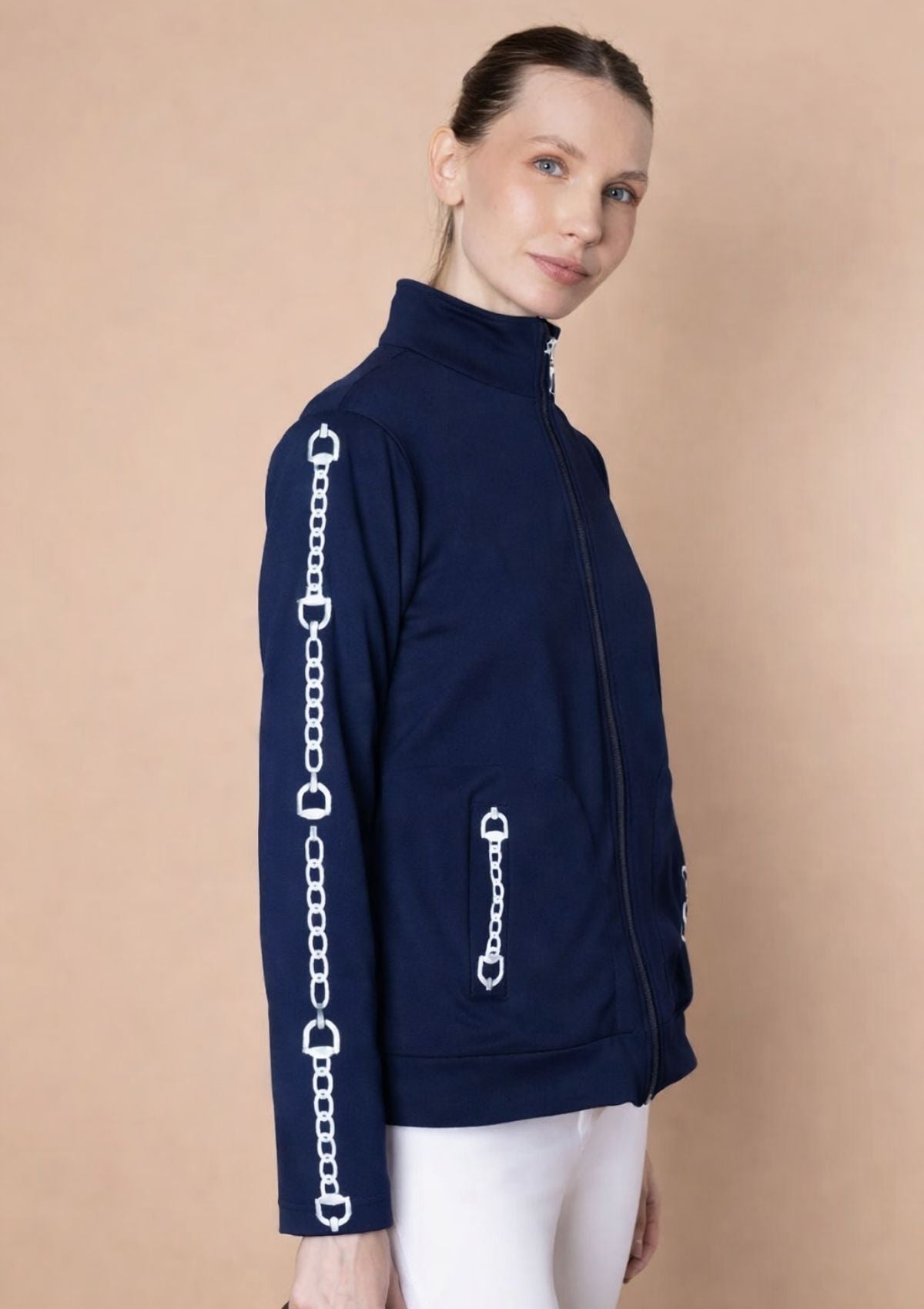 Rönner | Ava Embroidered Zip Jacket