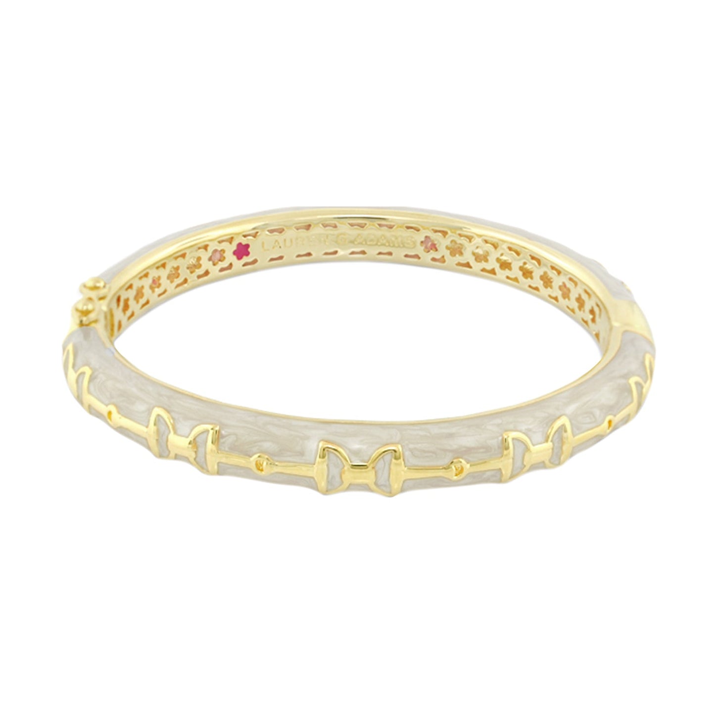 Lauren G Adams - Equestrian Stirrup Bangle - Bit