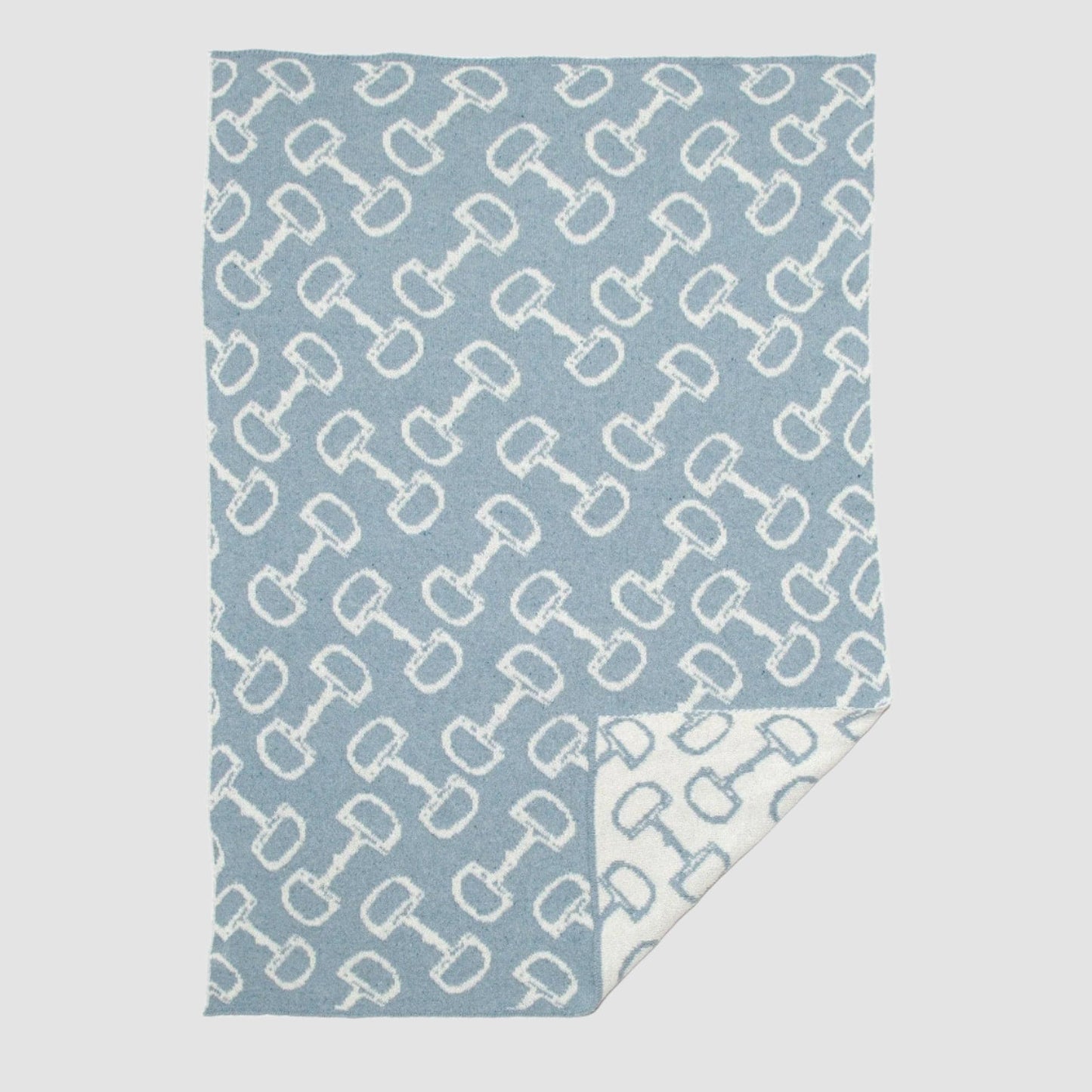 In2Green - Baby Reversible Cotton Knit Blanket - Bits