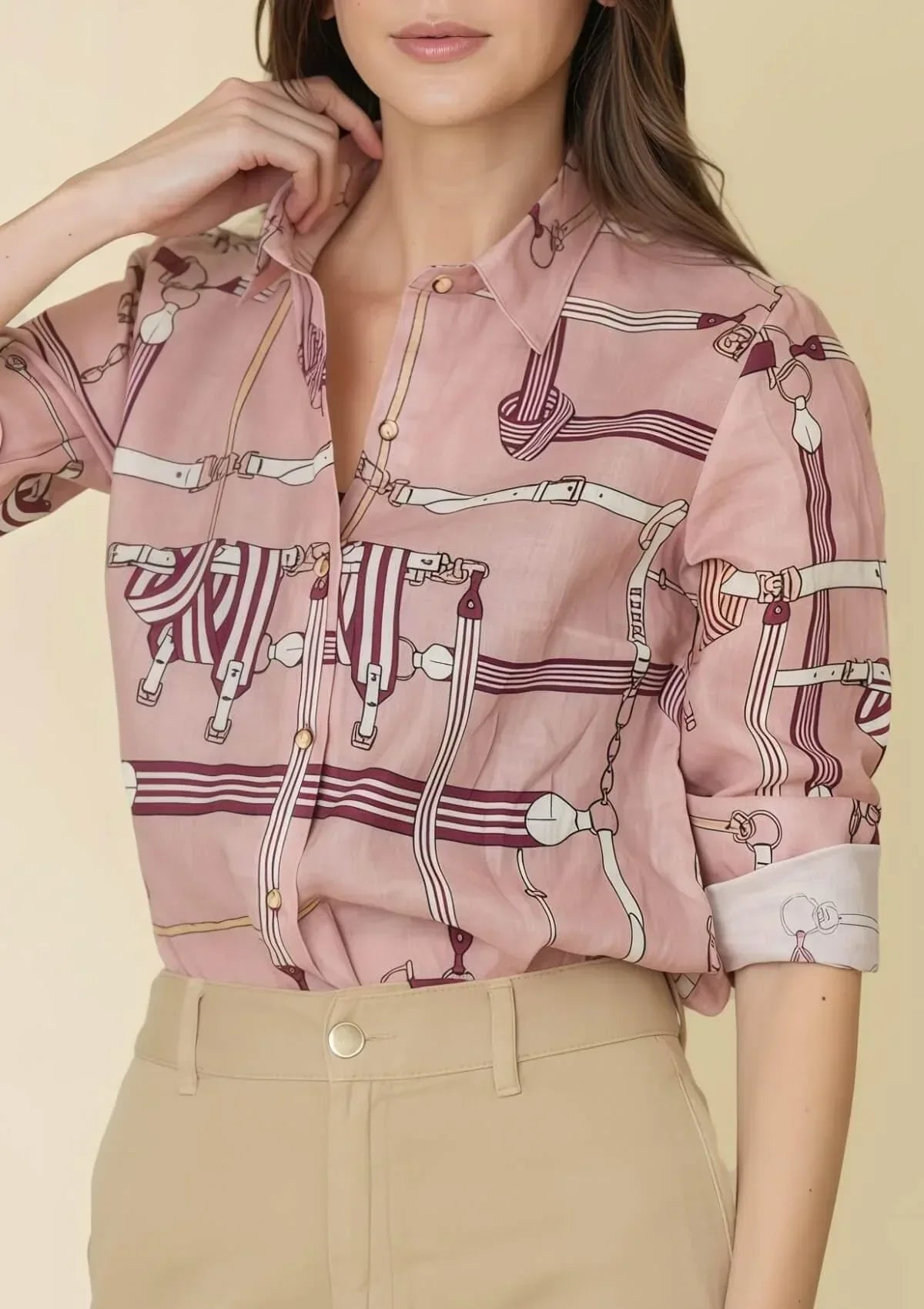 Rönner | Basic Linen Shirt | Jubilea Print