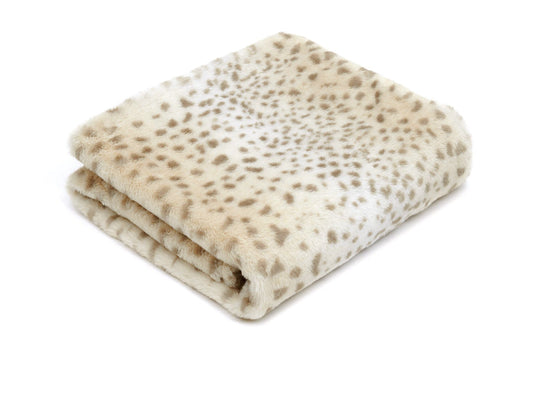 Jax & Bones - Cheetah Faux Fur Pet Blanket