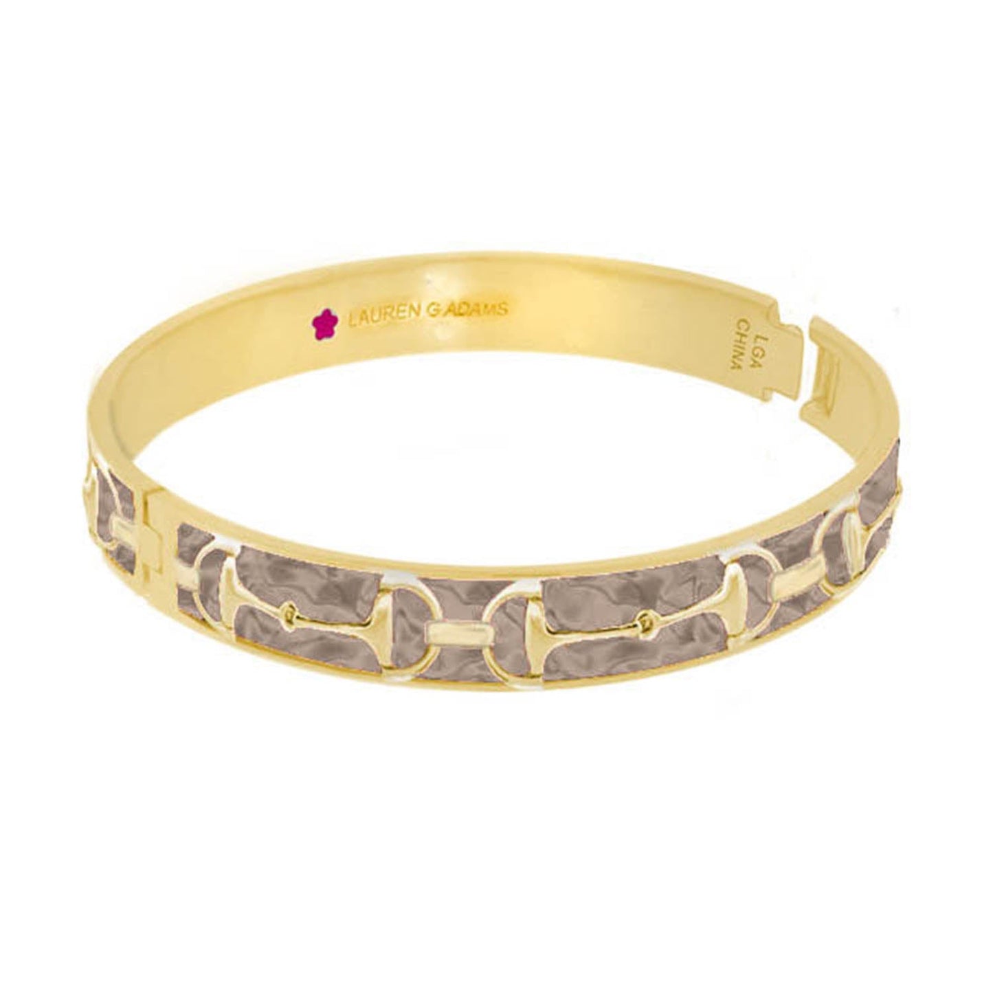 Lauren G Adams - Equestrian Stirrup Bangle - Bit