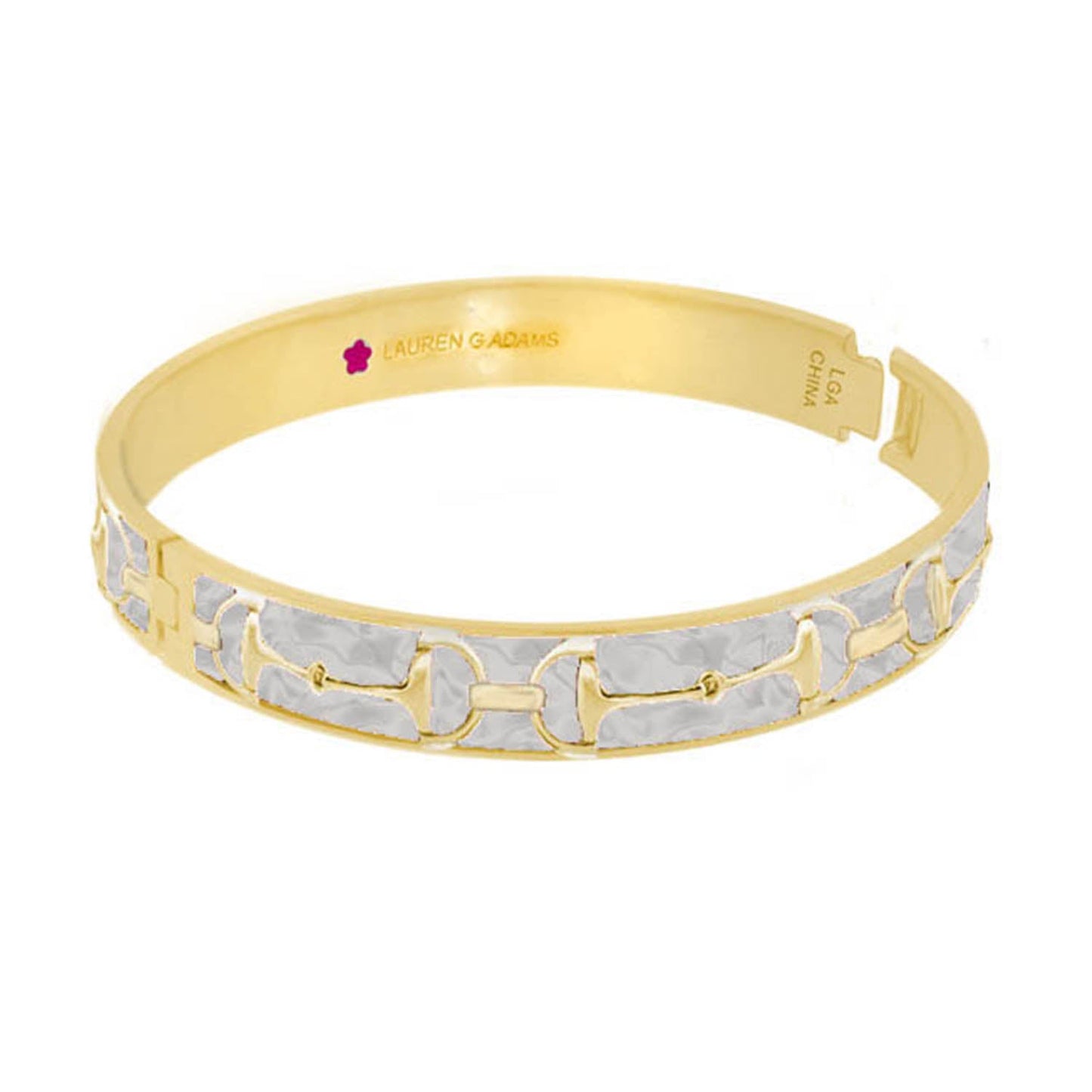 Lauren G Adams - Equestrian Stirrup Bangle - Bit