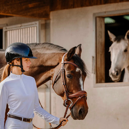 EQUITHÈME Buffy Mesh Show Polo – Lightweight, Breezy Performance