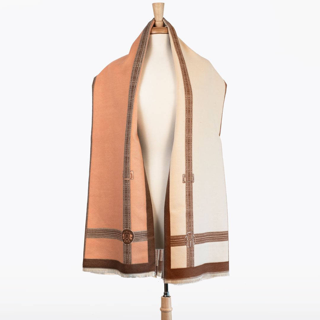 Urban Equestrian Cavelleti -  Equestrian Motif Luxe Shawl