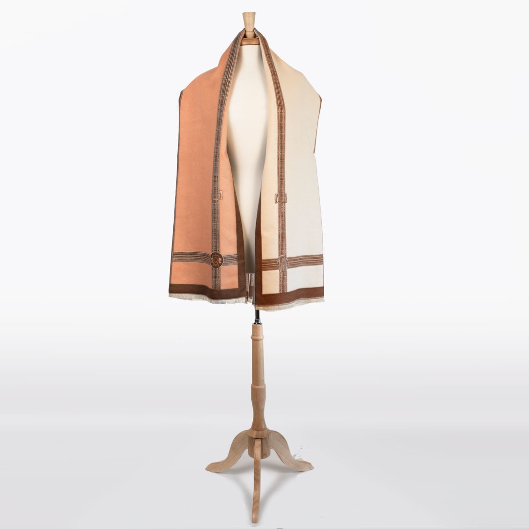 Urban Equestrian Cavelleti -  Equestrian Motif Luxe Shawl