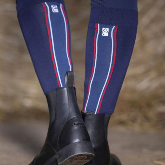 EQUITHÈME Classic Blue/White/Red Socks