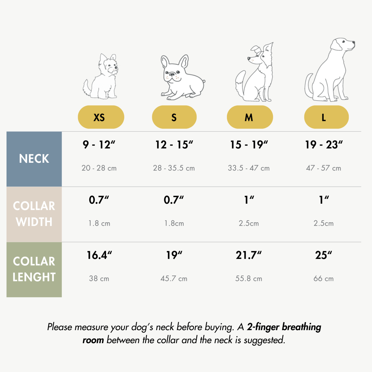 Nina Woof Collar - Vegan Leather - Rio