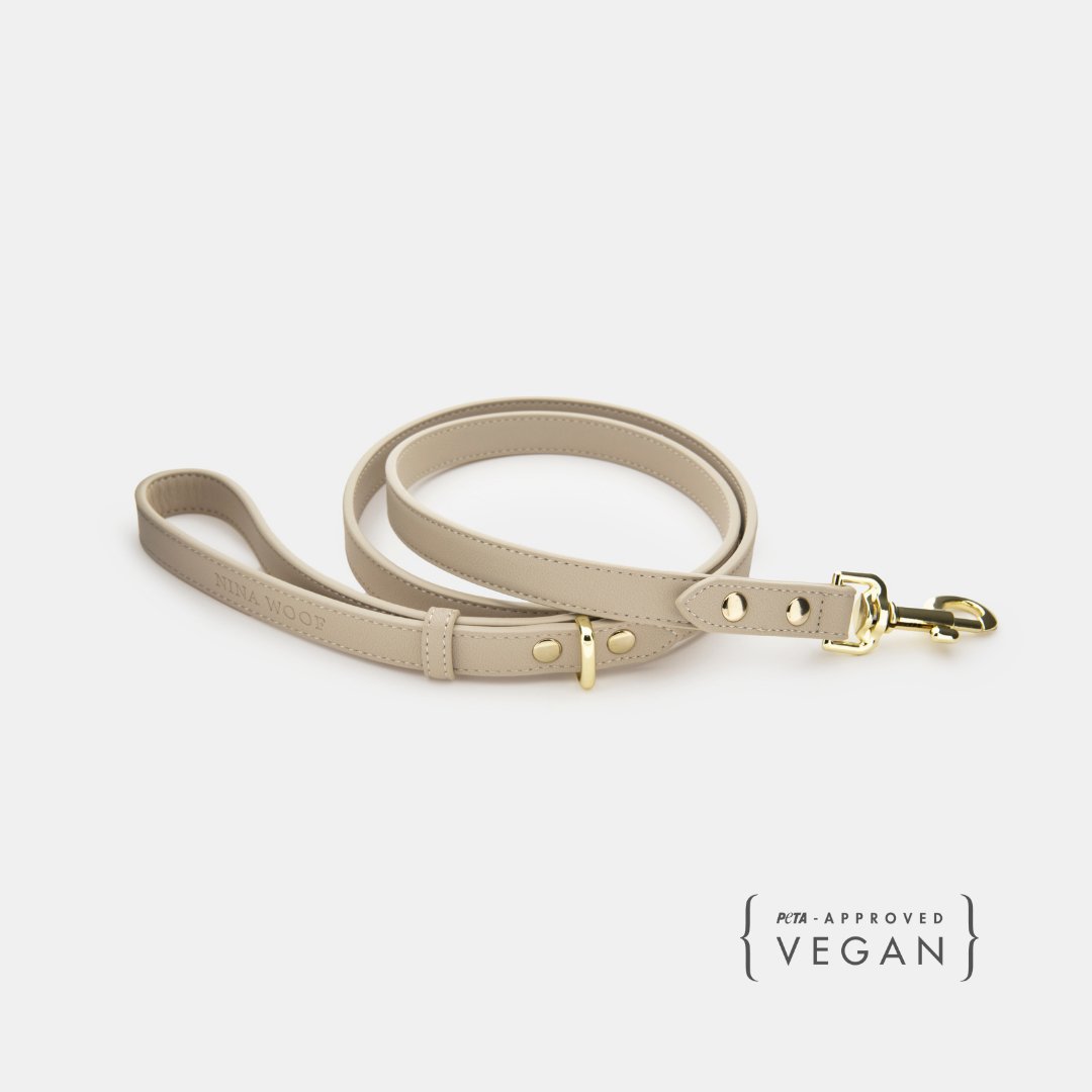 Nina Woof Leash 4ft - Vegan Leather - Cupertino
