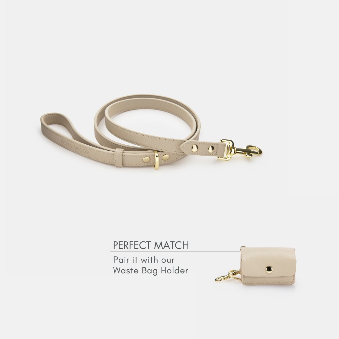 Nina Woof Leash 4ft - Vegan Leather - Cupertino