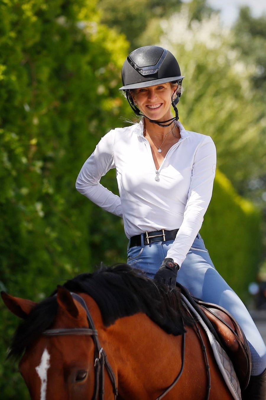 Harcour USA - Jaltika Riding Breeches for Women - Knee Patch