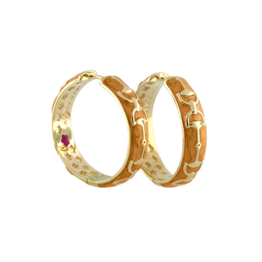 Lauren G Adams - Equestrian Stirrup Earrings - Bit