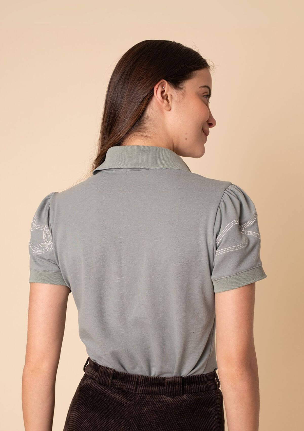 Rönner | Elise Polo | Short Sleeves Embroidered