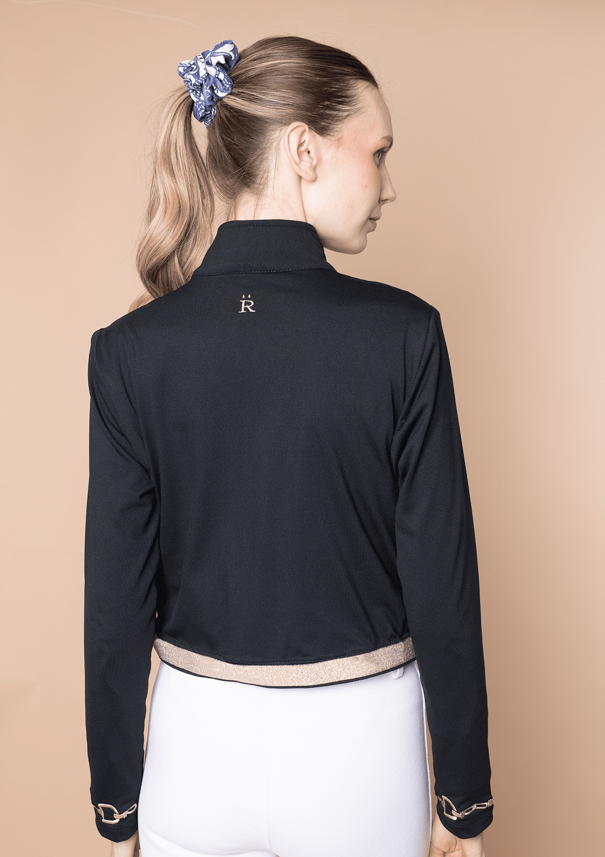 Rönner | Ember Embroidered Cropped Zip Jacket