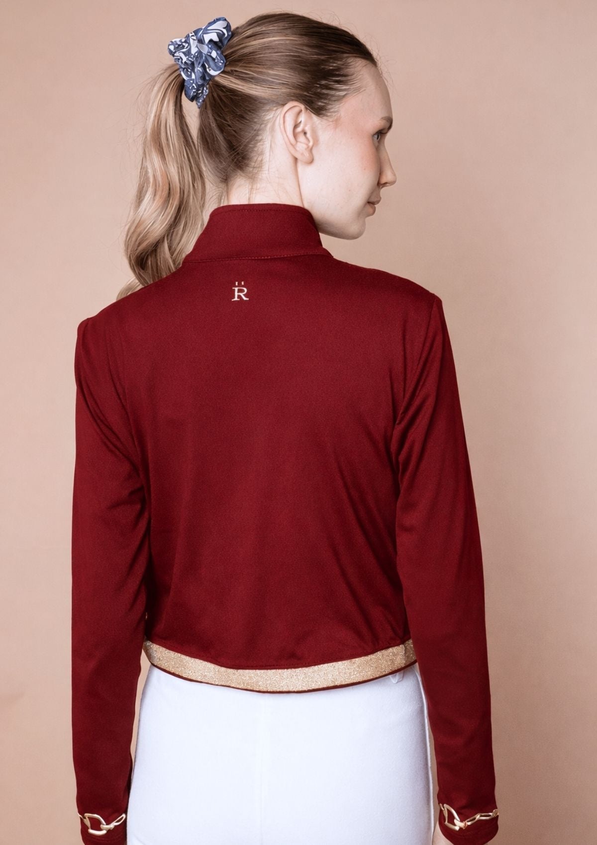 Rönner | Ember Embroidered Cropped Zip Jacket