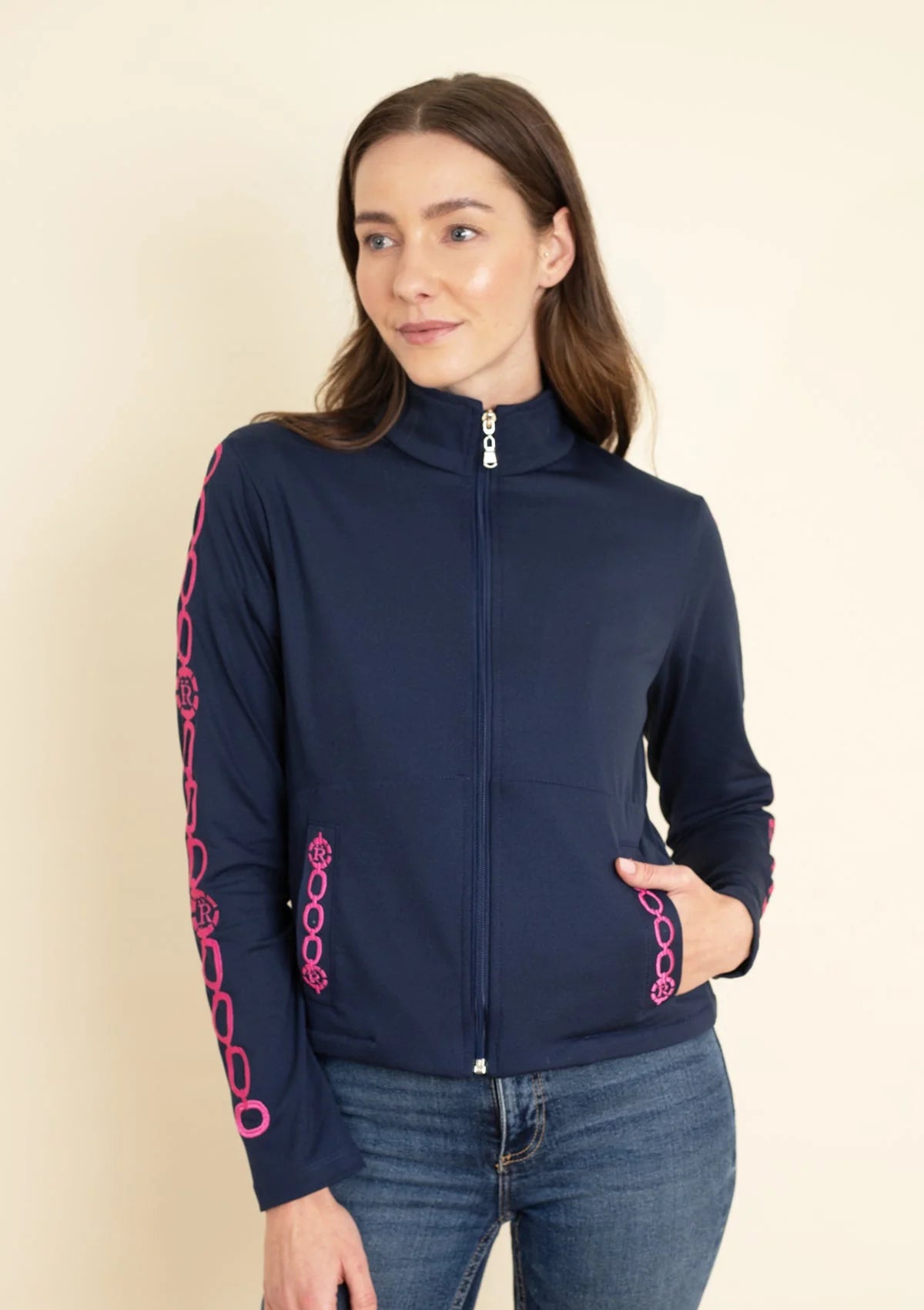 Rönner | Equus Embroidered Zip Jacket