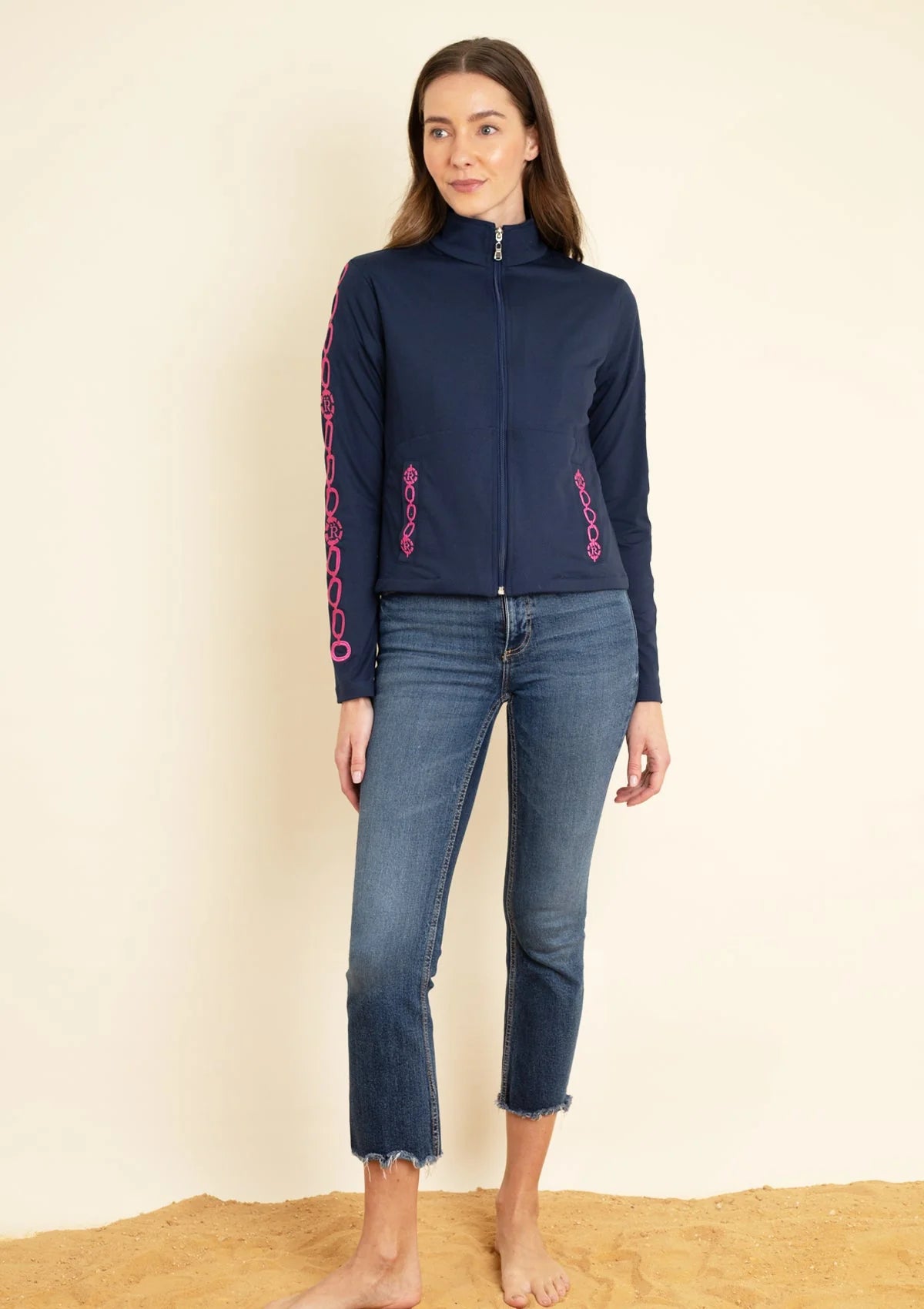 Rönner | Equus Embroidered Zip Jacket