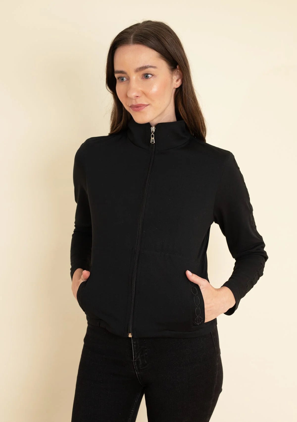 Rönner | Equus Embroidered Zip Jacket