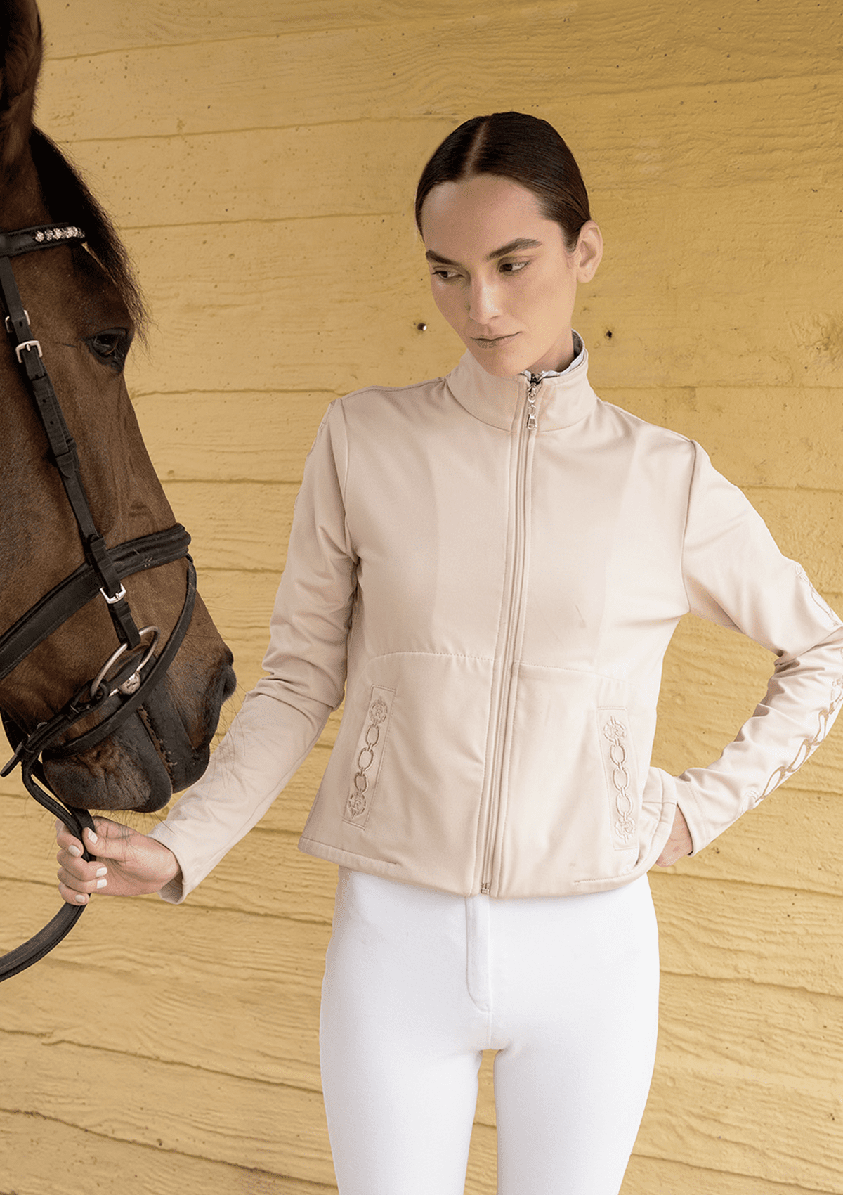 Rönner | Equus Embroidered Zip Jacket