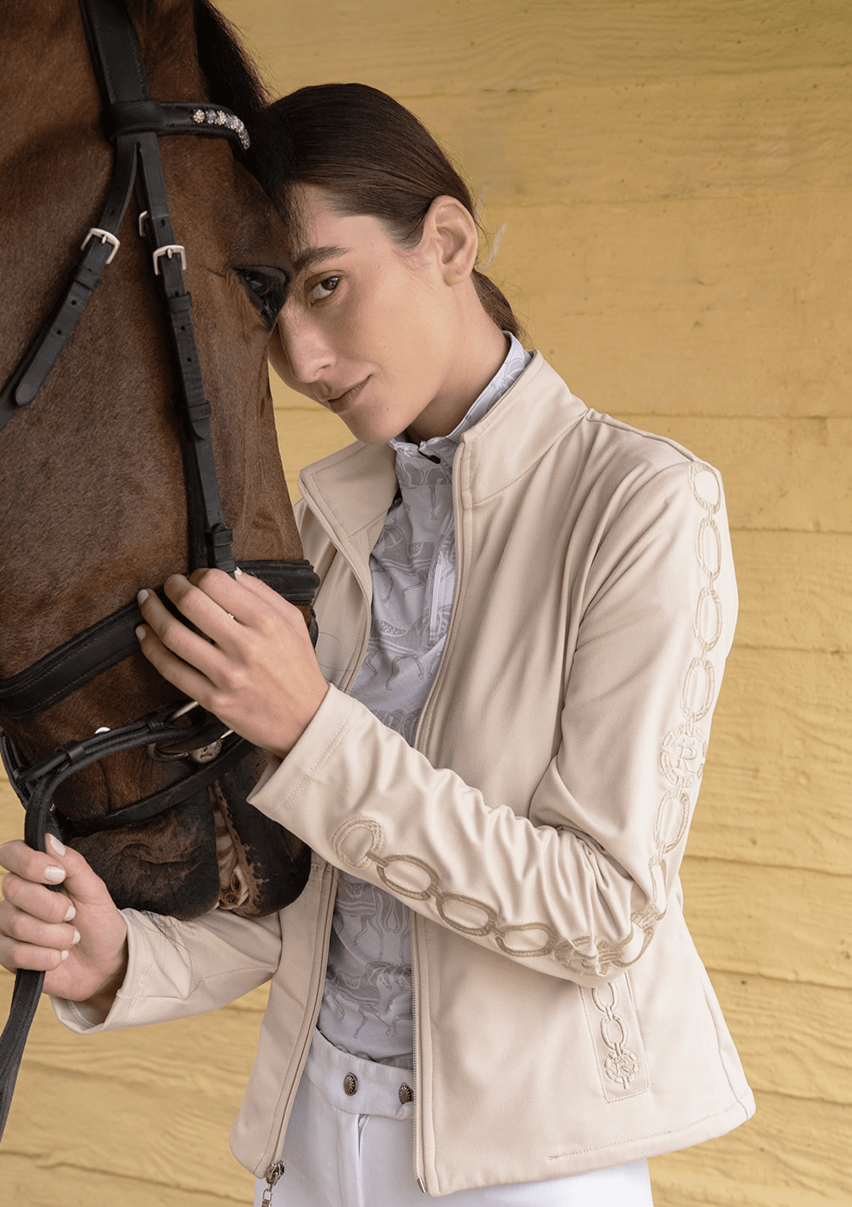 Rönner | Equus Embroidered Zip Jacket