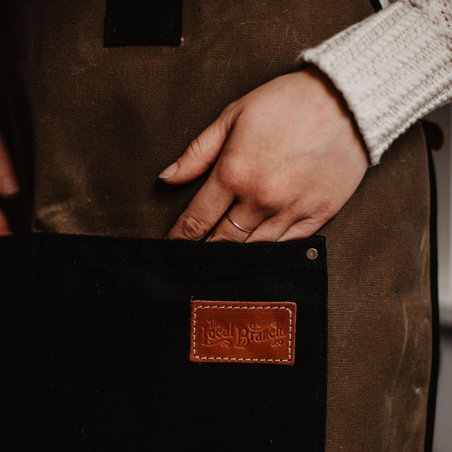 The Local Branch - Waxed Canvas Apron  - USA Made