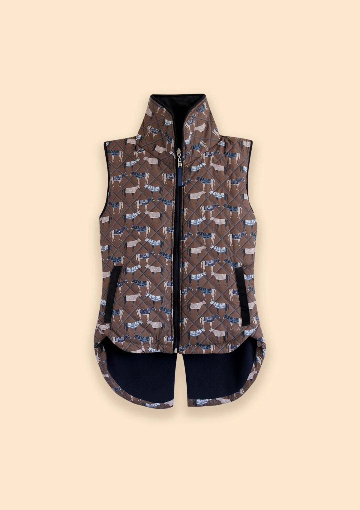 Rönner | Florence Quilted Vest | Victory Print