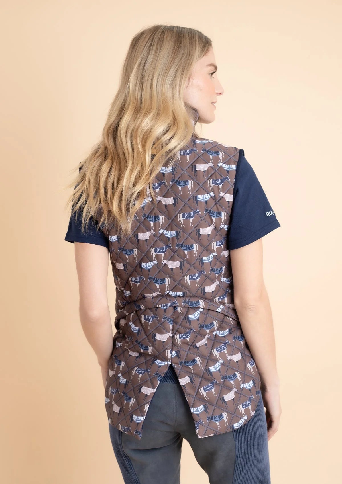 Rönner | Florence Quilted Vest | Victory Print