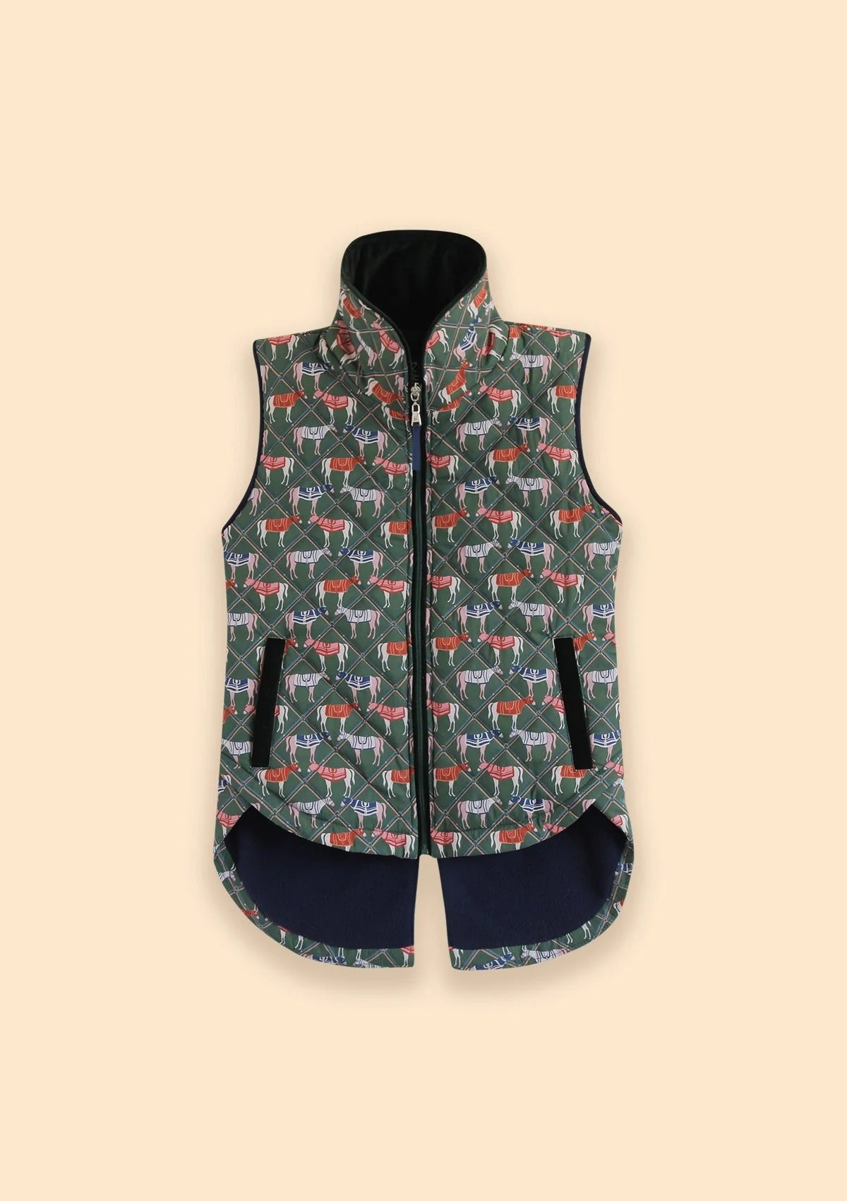 Rönner | Florence Quilted Vest | Victory Print