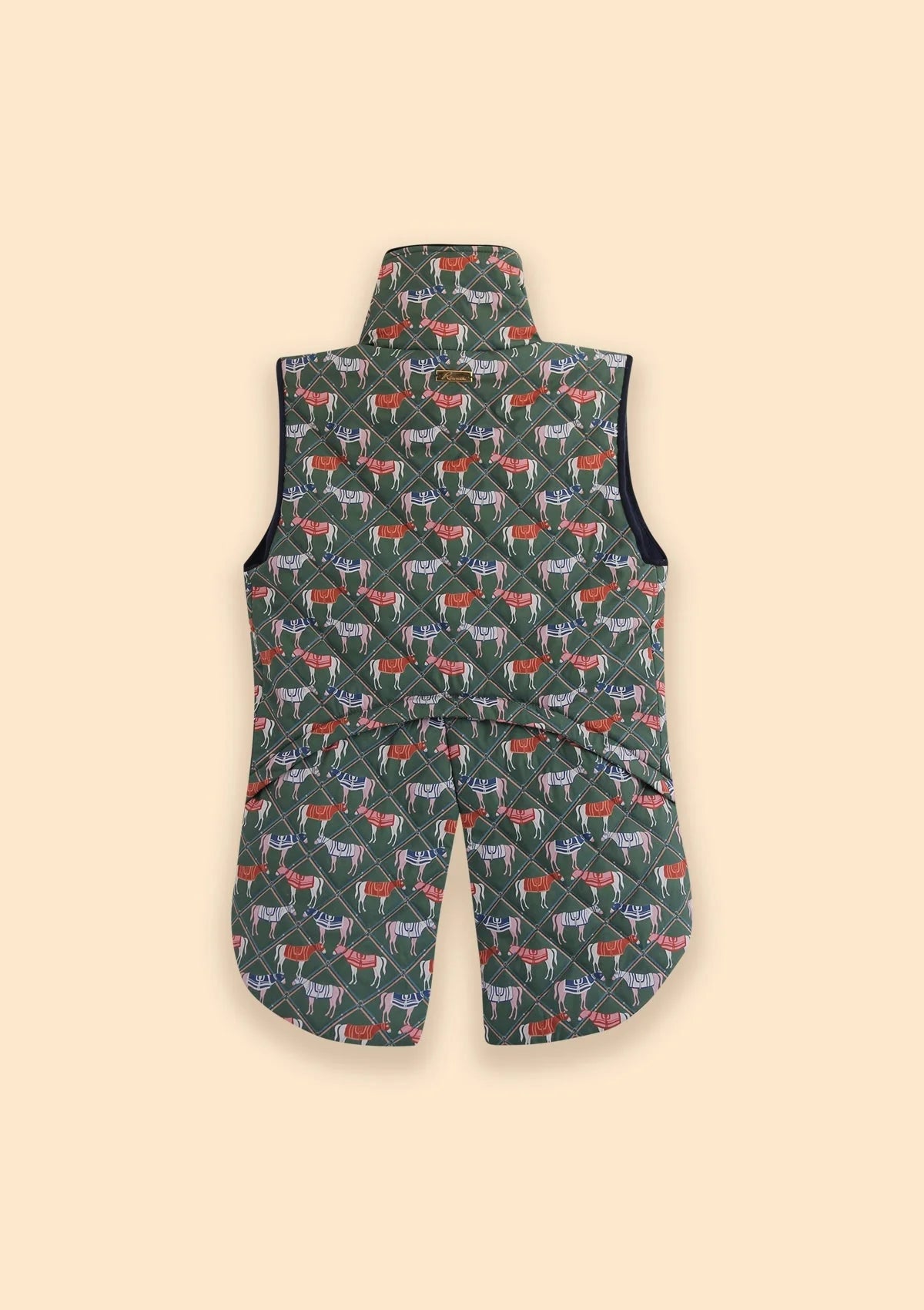 Rönner | Florence Quilted Vest | Victory Print